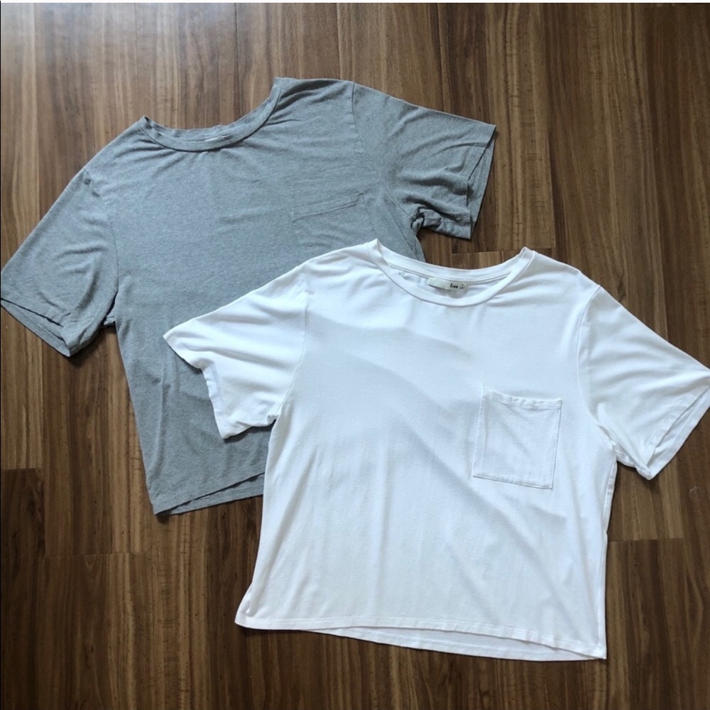 [Bundle of 2] Aritzia Pocket Tshirt (Wilfred Free)